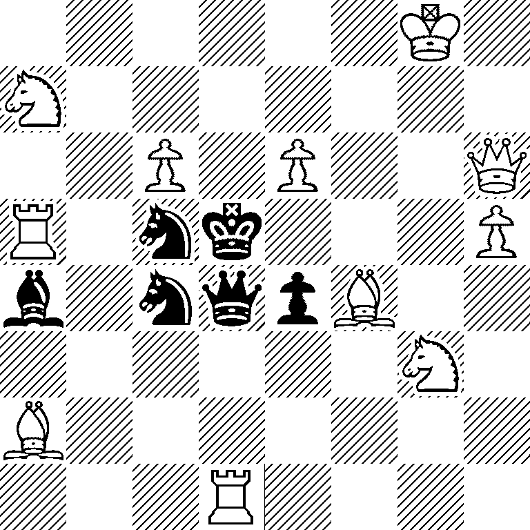 6K1/N7/2P1P2Q/R1nk3P/b1nqpB2/6N1/B7/3R4