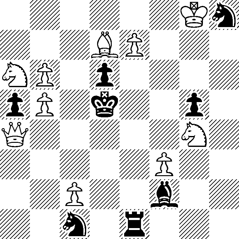 6Kn/3BP3/NP1p4/pP1k2p1/Q5N1/5P2/2P2b2/2n1r3