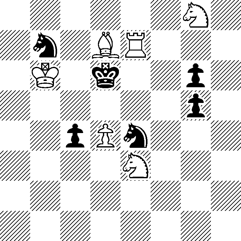 6N1/1n1BR3/1K1k2p1/6p1/2pPn3/4N3/8/8