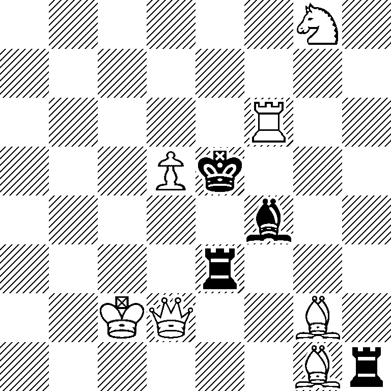 6N1/8/5R2/3Pk3/5b2/4r3/2KQ2B1/6Br