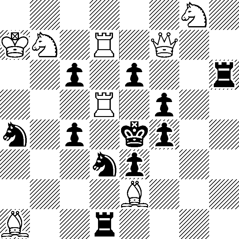 6N1/KN1R1Q2/2p1p2r/3R1p2/n1p1kp2/3np3/4B3/B2r4