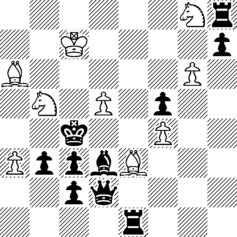 6Nr/2K4p/B5P1/1N1P1p2/2k2P2/PppbB3/2pq4/4r3