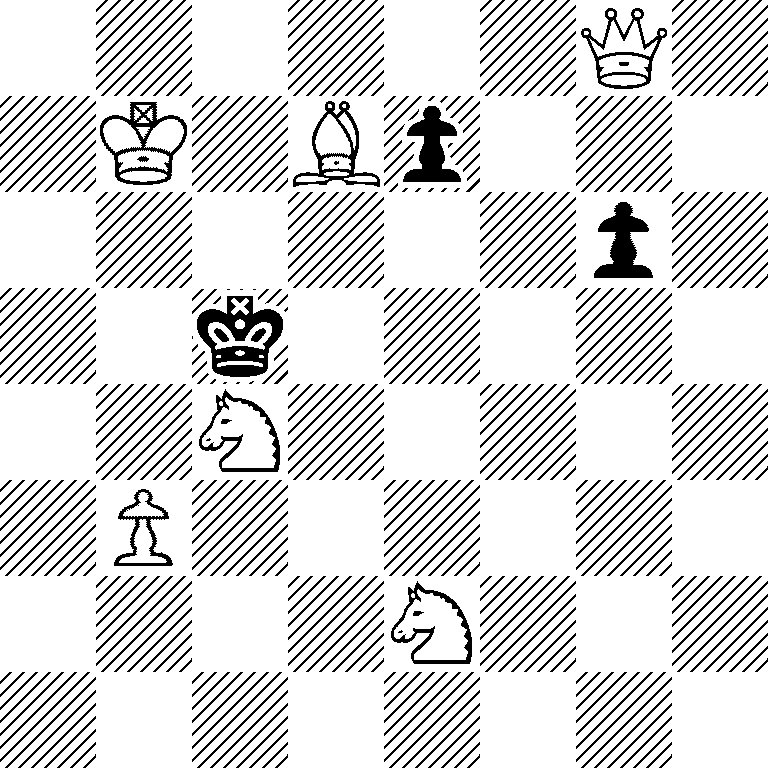 6Q1/1K1Bp3/6p1/2k5/2N5/1P6/4N3/8