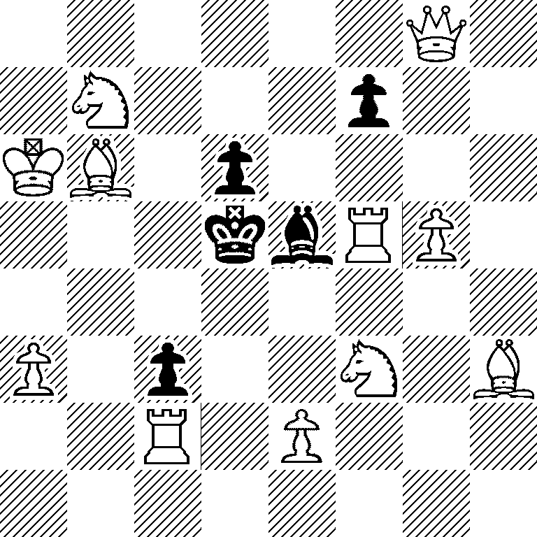 6Q1/1N3p2/KB1p4/3kbRP1/8/P1p2N1B/2R1P3/8