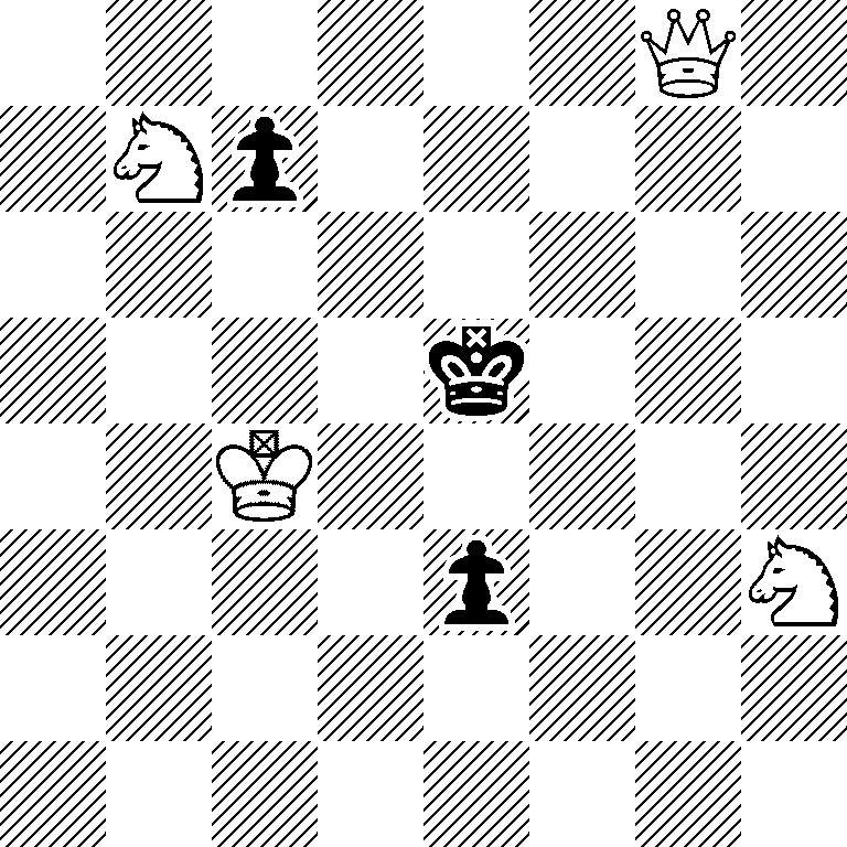 6Q1/1Np5/8/4k3/2K5/4p2N/8/8