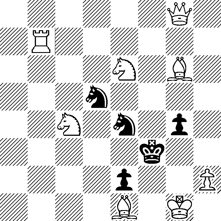 6Q1/1R6/4N1B1/3n4/2N1n1p1/5k2/4p2P/4B1K1
