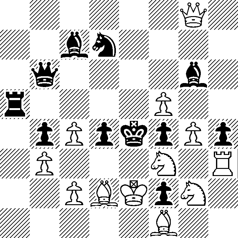 6Q1/2bn4/1q4b1/r4P2/1pPpkpPp/1P3N1R/2PBKpN1/5B2