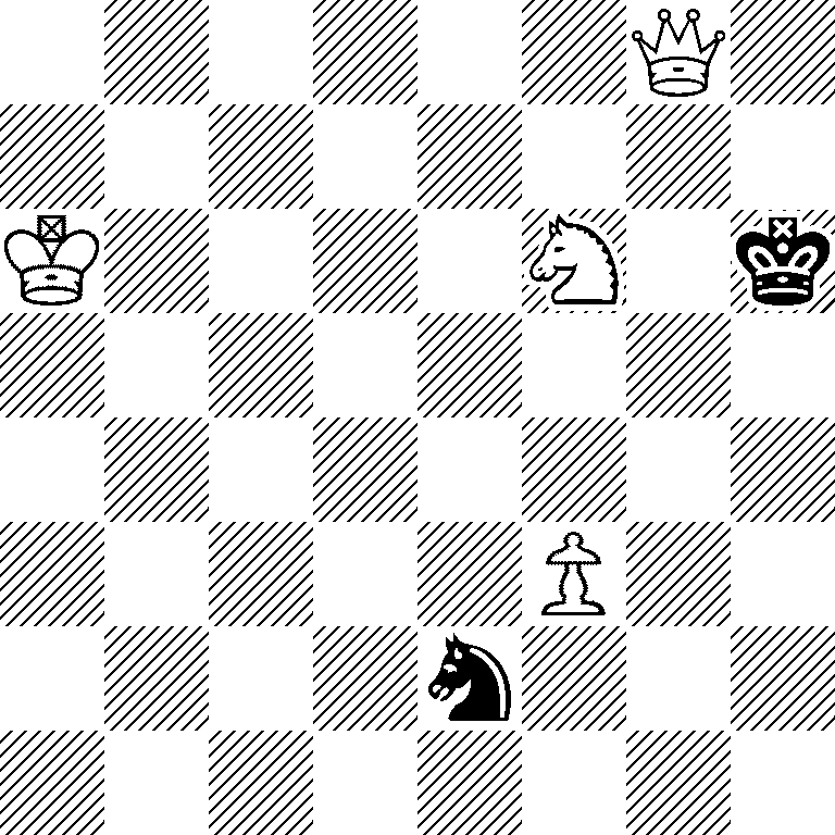 6Q1/8/K4N1k/8/8/5P2/4n3/8