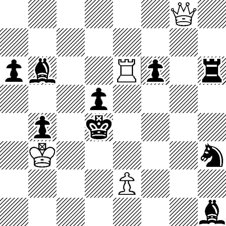 6Q1/8/pb2Rp1r/3p4/1p1k4/1K5n/4P3/7b