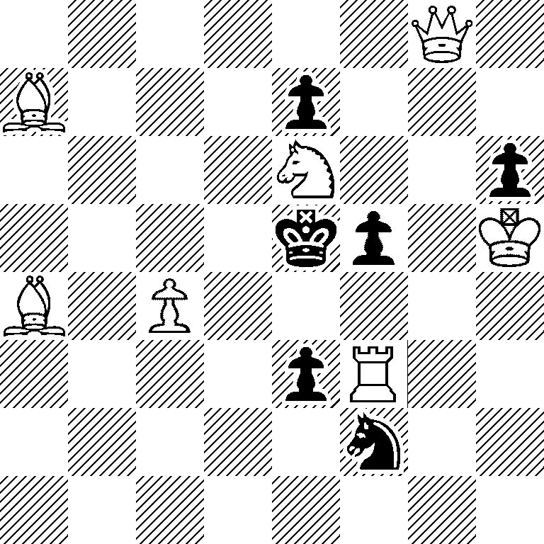 6Q1/B3p3/4N2p/4kp1K/B1P5/4pR2/5n2/8