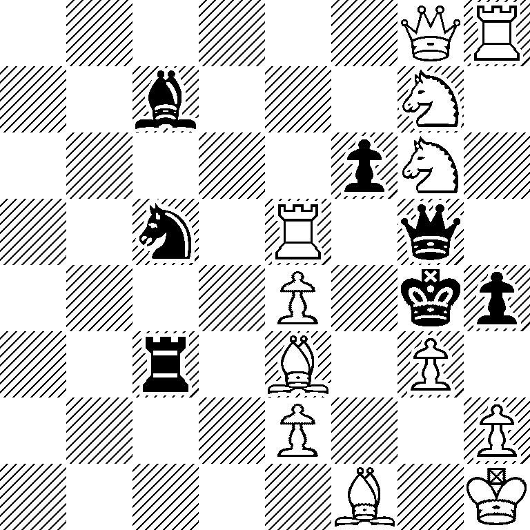 6QR/2b3N1/5pN1/2n1R1q1/4P1kp/2r1B1P1/4P2P/5B1K