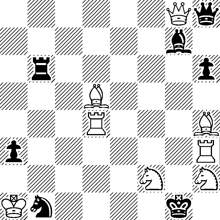 6Qq/6b1/1r5p/3B4/3R3B/p6R/5N1N/Kn4k1