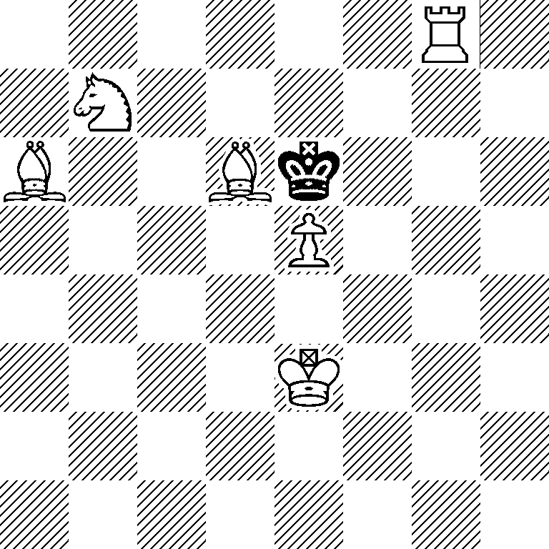 6R1/1N6/B2Bk3/4P3/8/4K3/8/8