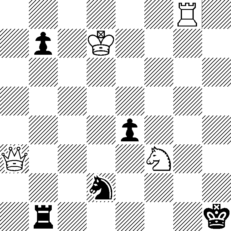 6R1/1p1K4/8/8/4p3/Q4N2/3n4/1r5k