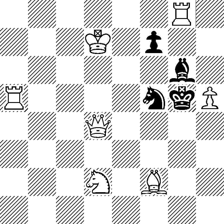 6R1/3K1p2/6b1/R4nkP/3Q4/8/3N1B2/8