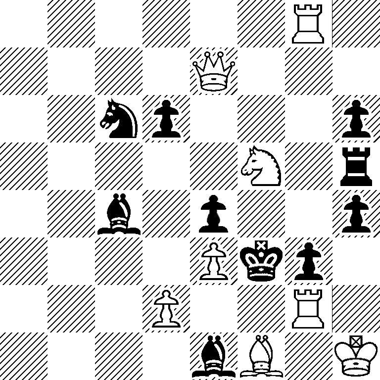6R1/4Q3/2np3p/5N1r/2b1p2p/4Pkp1/3P2R1/4bB1K