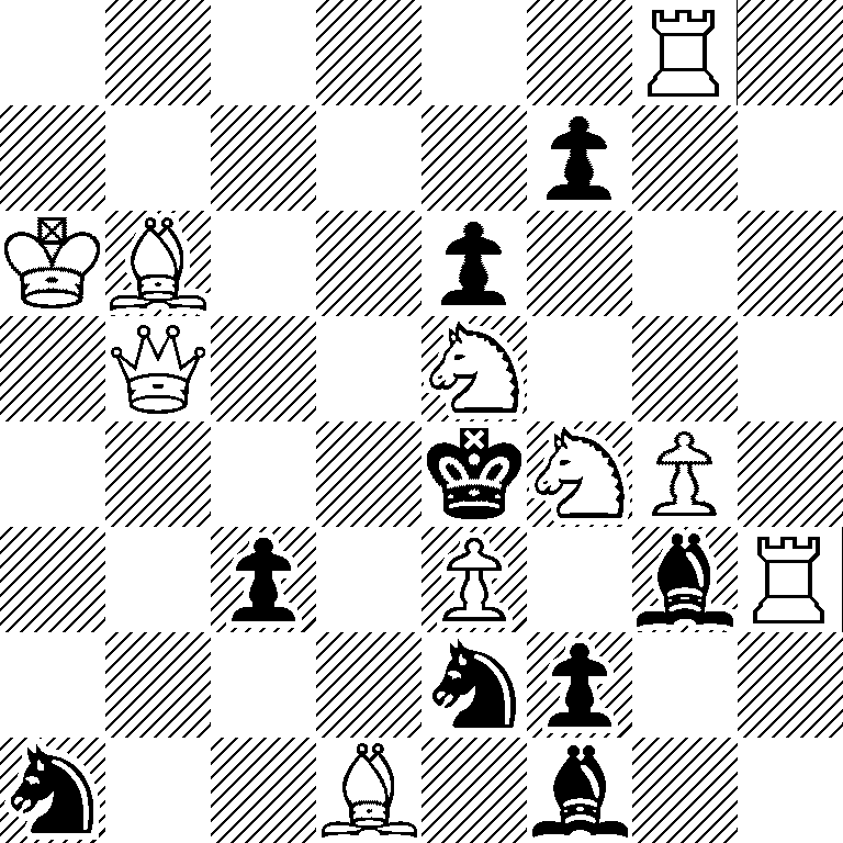 6R1/5p2/KB2p3/1Q2N3/4kNP1/2p1P1bR/4np2/n2B1b2