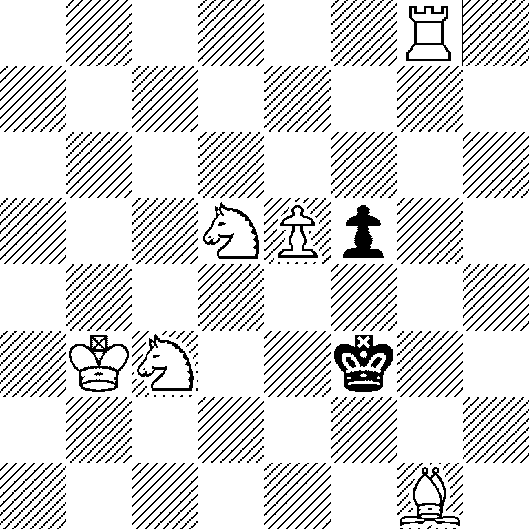 6R1/8/8/3NPp2/8/1KN2k2/8/6B1