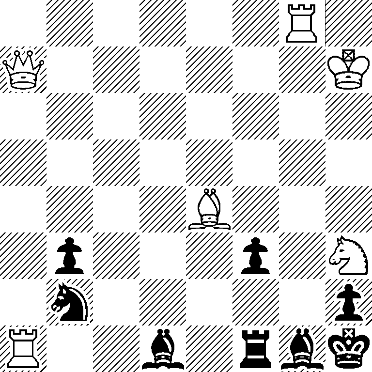6R1/Q6K/8/8/4B3/1p3p1N/1n5p/R2b1rbk