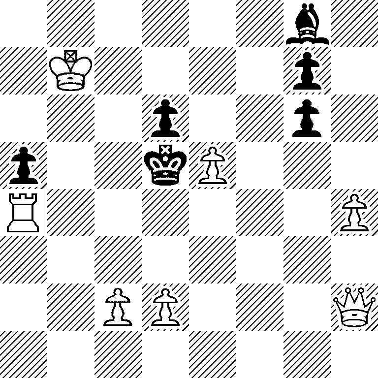 6b1/1K4p1/3p2p1/p2kP3/R6P/8/2PP3Q/8