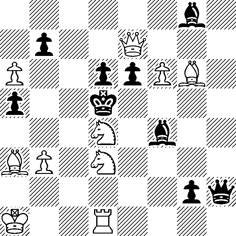6b1/1p2Q3/P2ppPB1/p2k4/3N1b2/BP1N4/6pq/K2R4