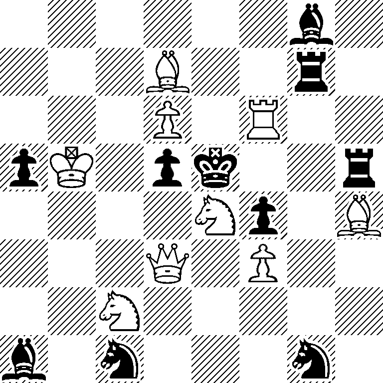 6b1/3B2r1/3P1R2/pK1pk2r/4Np1B/3Q1P2/2N5/b1n3n1