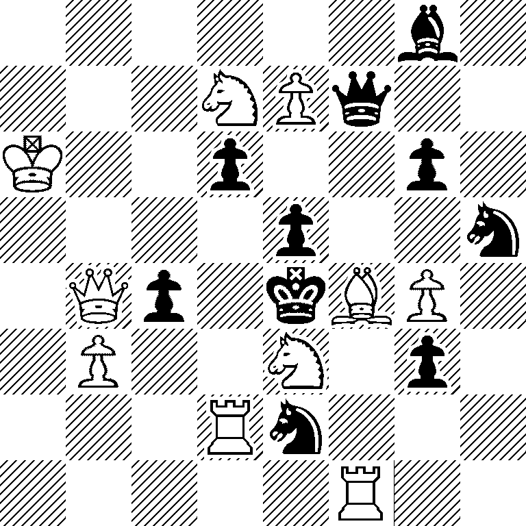6b1/3NPq2/K2p2p1/4p2n/1Qp1kBP1/1P2N1p1/3Rn3/5R2