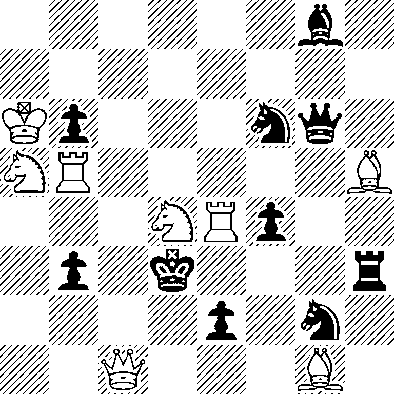 6b1/8/Kp3nq1/NR5B/3NRp2/1p1k3r/4p1n1/2Q3B1