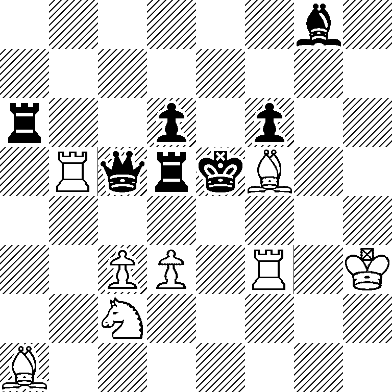 6b1/8/r2p1p2/1RqrkB2/8/2PP1R1K/2N5/B7