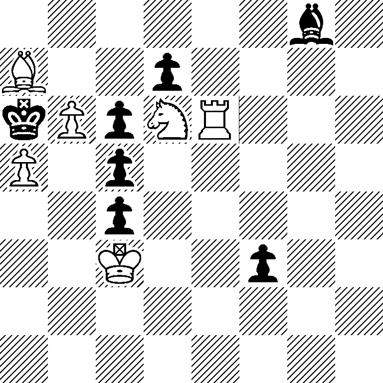 6b1/B2p4/kPpNR3/P1p5/2p5/2K2p2/8/8