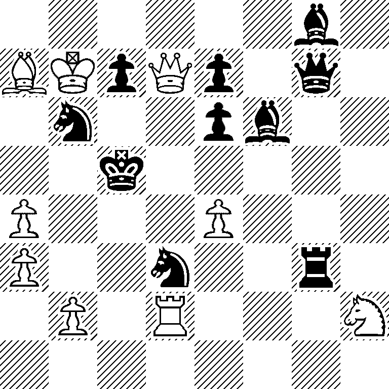 6b1/BKpQp1q1/1n2pb2/2k5/P3P3/P2n2r1/1P1R3N/8