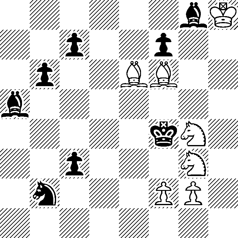 6bK/2p2p2/1p2BB2/b7/5kN1/2p3N1/1n3PP1/8
