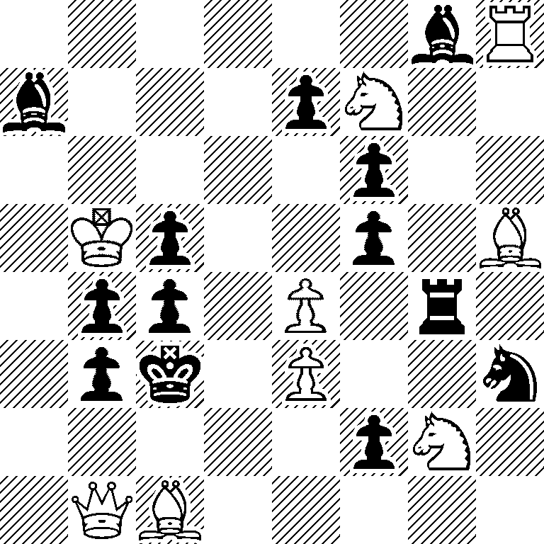 6bR/b3pN2/5p2/1Kp2p1B/1pp1P1r1/1pk1P2n/5pN1/1QB5