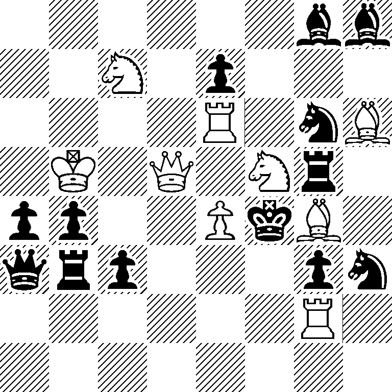 6bb/2N1p3/4R1nB/1K1Q1Nr1/pp2PkB1/qrp3pn/6R1/8