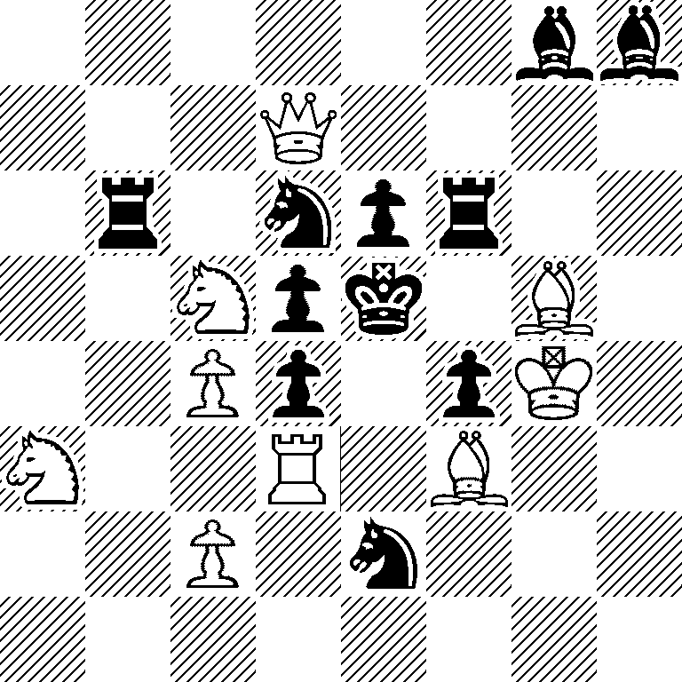 6bb/3Q4/1r1npr2/2Npk1B1/2Pp1pK1/N2R1B2/2P1n3/8