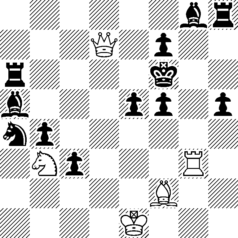6br/3Q1p2/r4k2/b3pp1p/np6/1Np3R1/5B2/4K3