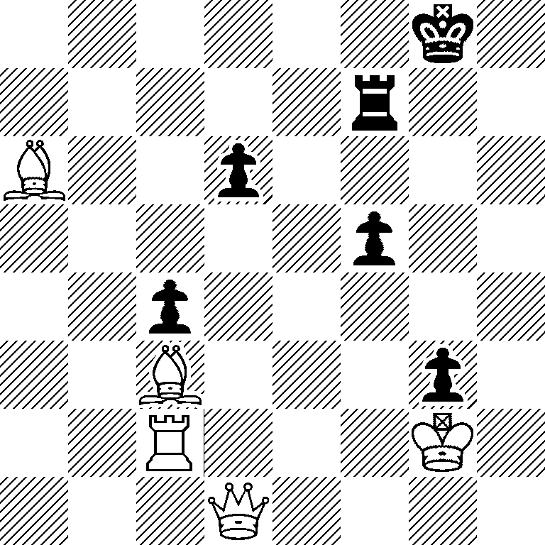 6k1/5r2/B2p4/5p2/2p5/2B3p1/2R3K1/3Q4