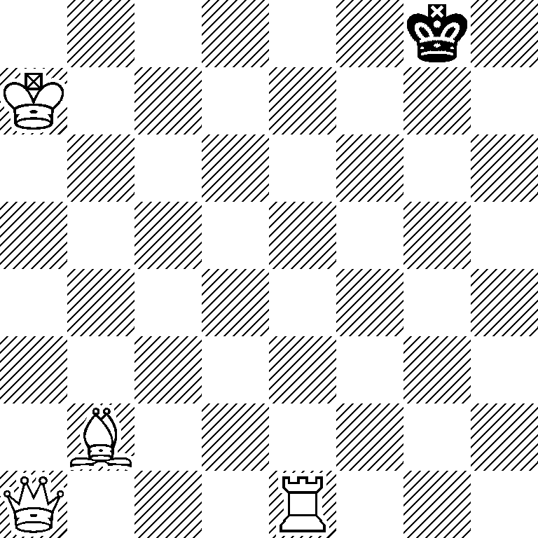 6k1/K7/8/8/8/8/1B6/Q3R3