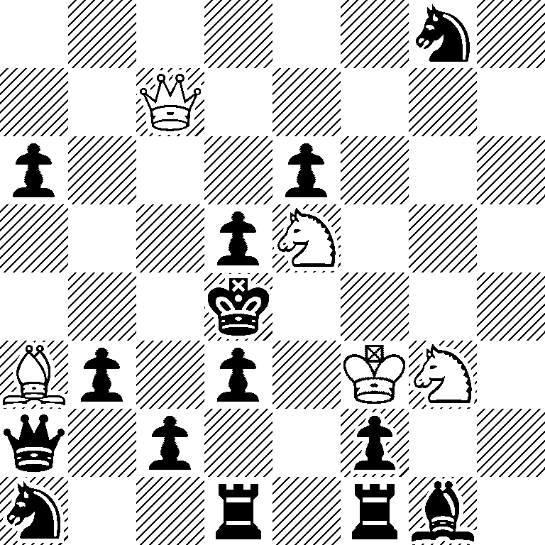 6n1/2Q5/p3p3/3pN3/3k4/Bp1p1KN1/q1p2p2/n2r1rb1