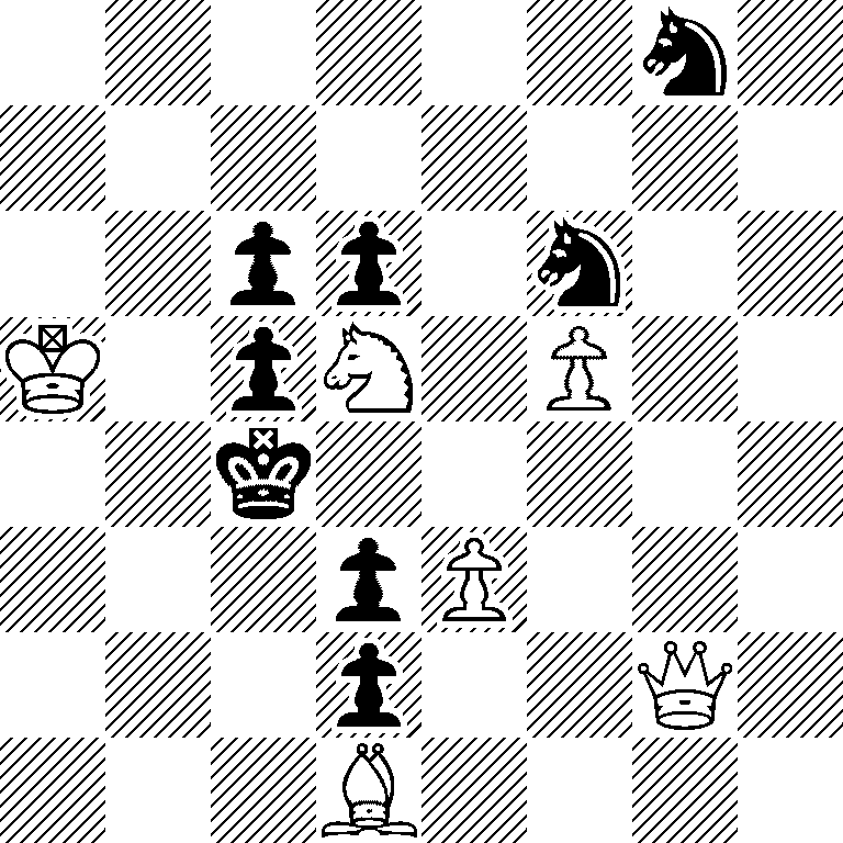 6n1/8/2pp1n2/K1pN1P2/2k5/3pP3/3p2Q1/3B4