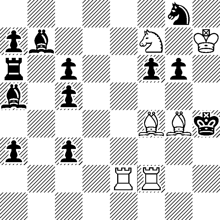 6n1/pb3N1K/r1p2pp1/b1p5/5BBk/p1p5/4RR2/8