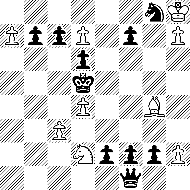 6nK/PppP1p1P/3p4/3k4/3P2B1/2P5/3NpppP/5q2