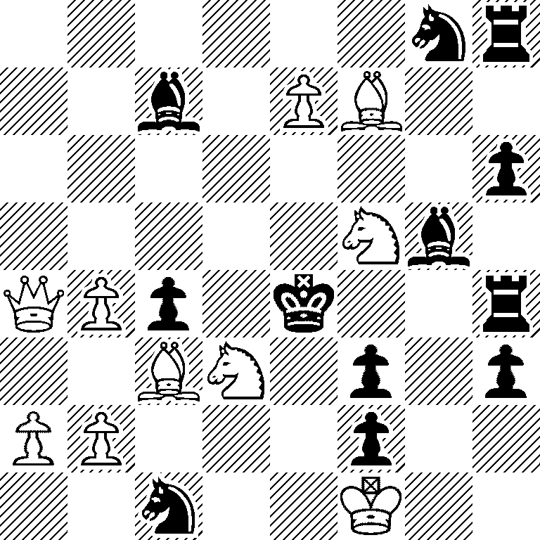 6nr/2b1PB2/7p/5Nb1/QPp1k2r/2BN1p1p/PP3p2/2n2K2