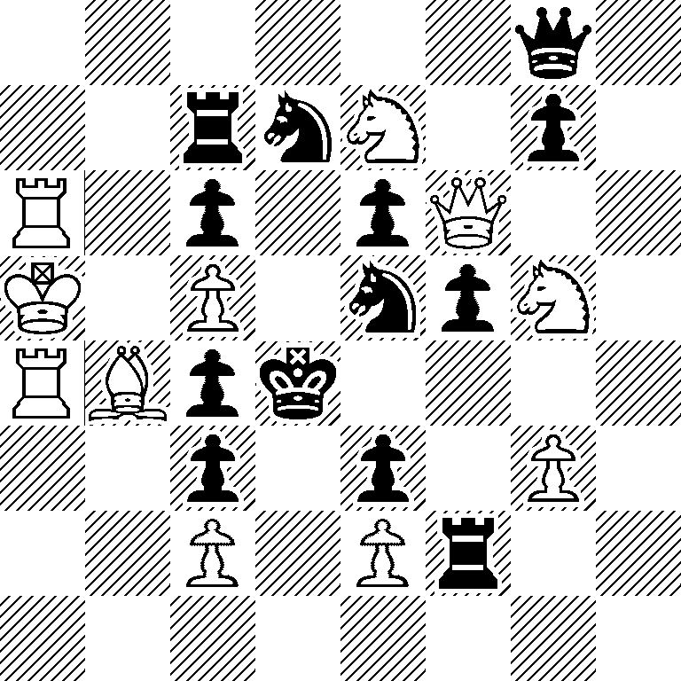6q1/2rnN1p1/R1p1pQ2/K1P1npN1/RBpk4/2p1p1P1/2P1Pr2/8