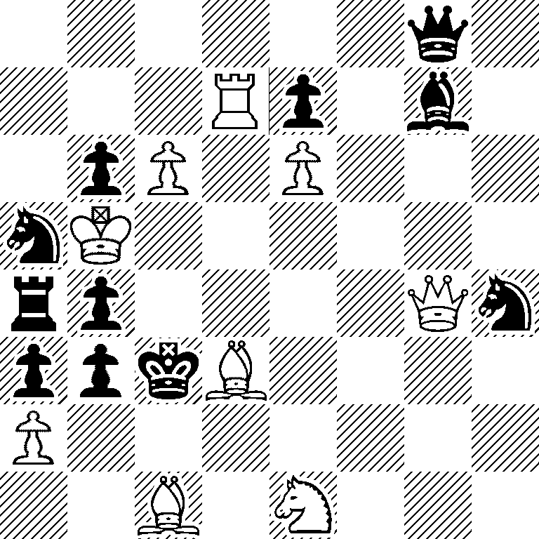 6q1/3Rp1b1/1pP1P3/nK6/rp4Qn/ppkB4/P7/2B1N3