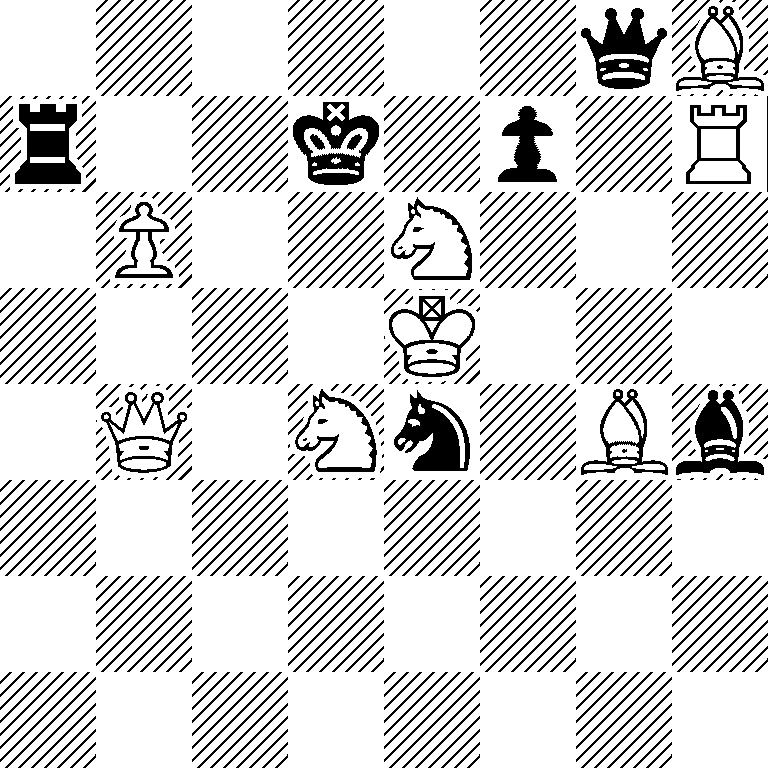 6qB/r2k1p1R/1P2N3/4K3/1Q1Nn1Bb/8/8/8