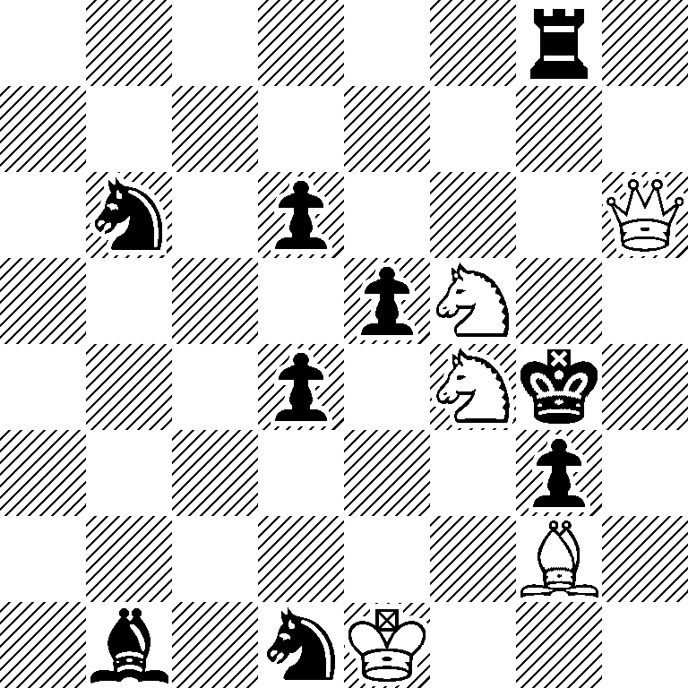 6r1/8/1n1p3Q/4pN2/3p1Nk1/6p1/6B1/1b1nK3
