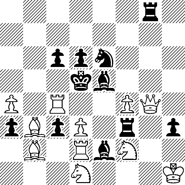 6r1/8/2ppn3/3kb3/P1R2PQ1/pBpP1r1p/1B1RbN2/3N3K