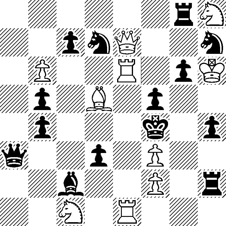 6rN/2pnQ2n/1P2R1pK/1p1B1p2/1p3k1p/q2p1P2/2b2P1r/2N1R3