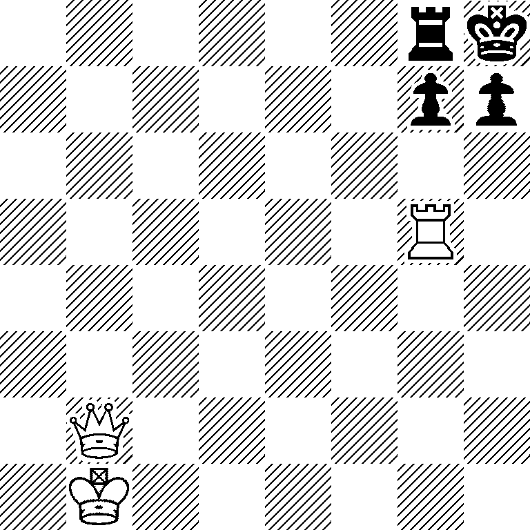 6rk/6pp/8/6R1/8/8/1Q6/1K6